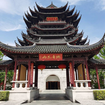  苏州重元寺彩铜壁画